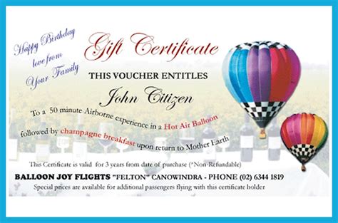 hot air balloon rides nyc gift card